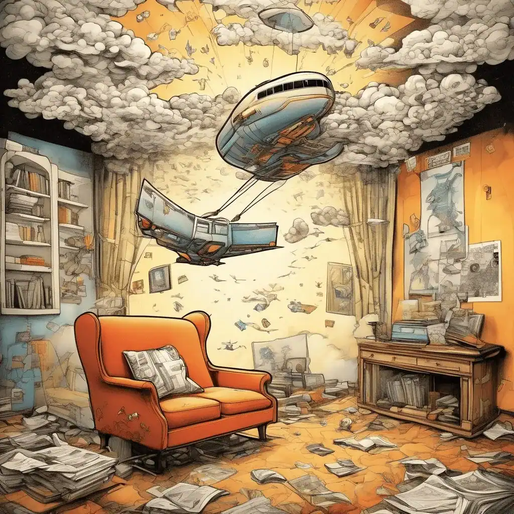 Flying Couch: A Graphic Memoir by Amy Kurzweil